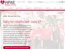 Tablet Screenshot of hpae.org